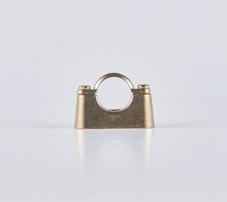 Industriële koperen buisclamps voor sanitair beveiligde leidingen watergooi / gechroomd